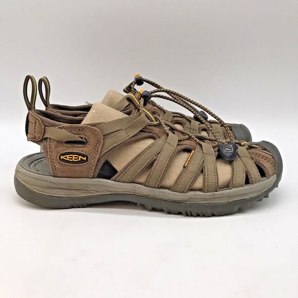Keen Whisper Brown Water Sandals Women's 8 Outdoor Trail Hiking Cap Toe Shoes - Picture 1 of 11